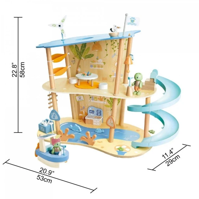 Σετ παιχνιδιού Ocean Rescue Base, 48 τεμάχια