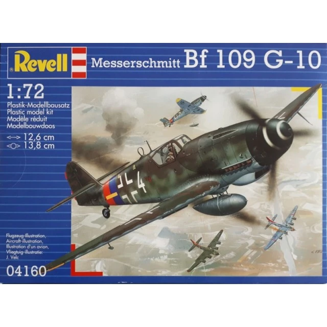 Γερμανικό μαχητικό Luftwaffe Messerschmitt Bf 109 G-10 - μοντέλο συναρμολόγησης