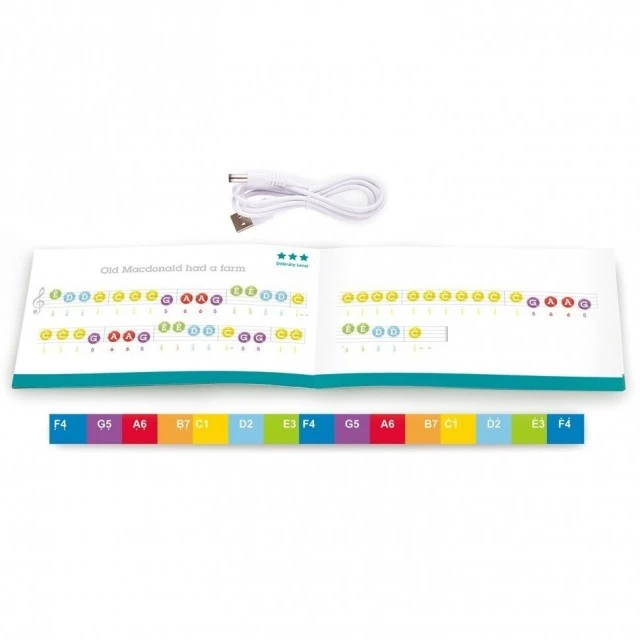 Hape Light Ξύλινο Πιάνο, Κόκκινο