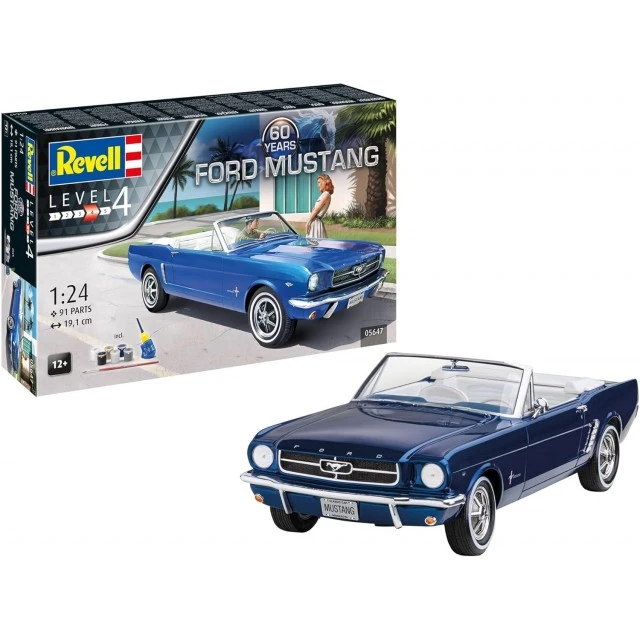 Building Model, Revell, Ford Mustang 60th Gift Set, Kit