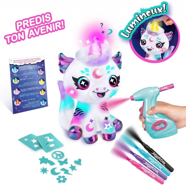 Δημιουργικό σετ, Canal Toys, Λούτρινο παιχνίδι χρωματισμού, Διαστημικός μονόκερος με ερωτήσεις και απαντήσεις