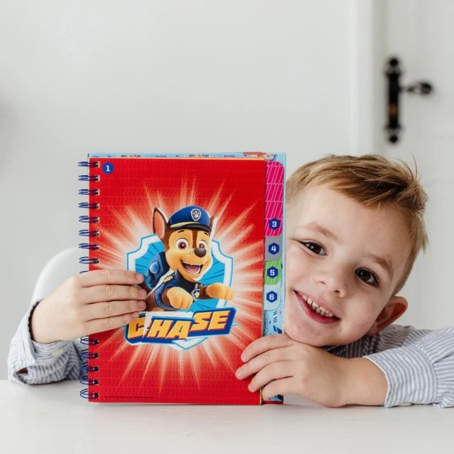 Δημιουργικό σετ Paw Patrol, Βιβλίο με αυτοκόλλητα ανά αριθμό