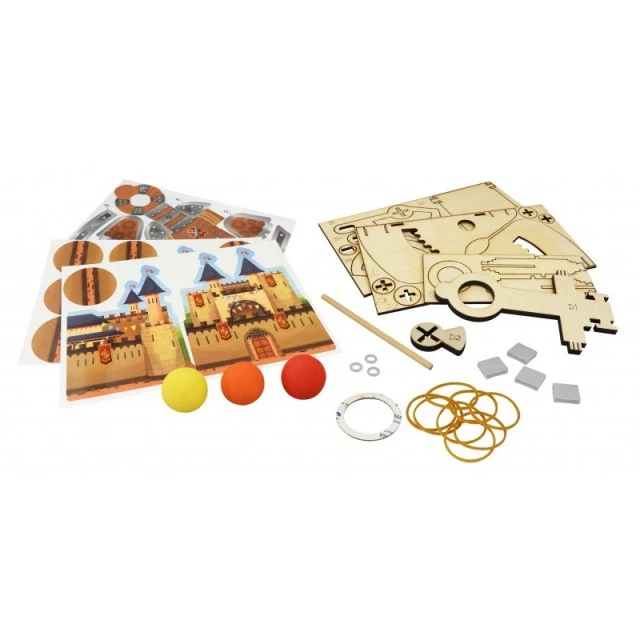 Εκπαιδευτικό παιχνίδι συναρμολόγησης, Buki, DIY καταπέλτης