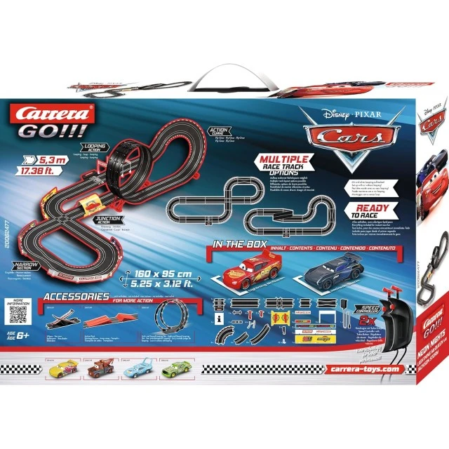 Πίστα αγώνων Carrera Cars Glow in the Dark 5.3 m