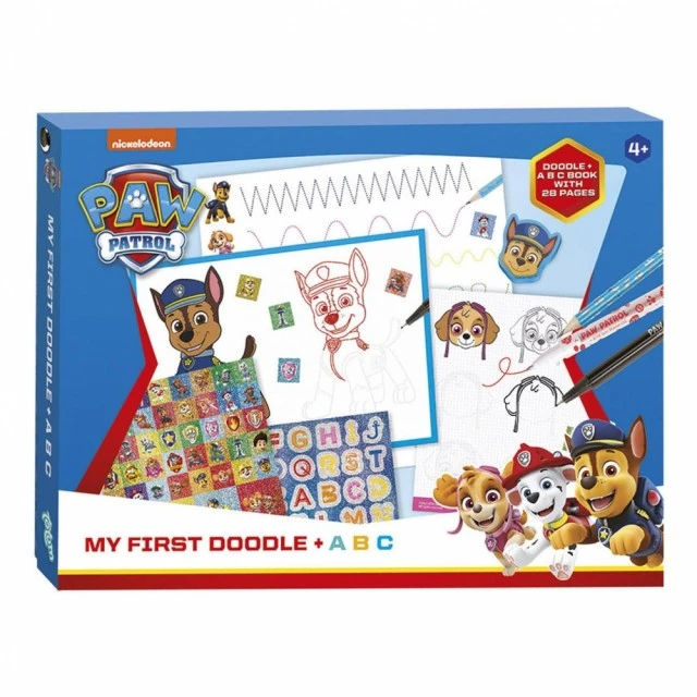 Εκπαιδευτικό σετ, Totum, My first doodle + Learn to write ABC, Paw Patrol