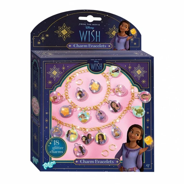 Δημιουργικό σετ Disney Wish φτιάξε μόνος σου βραχιόλι, 2 τμχ