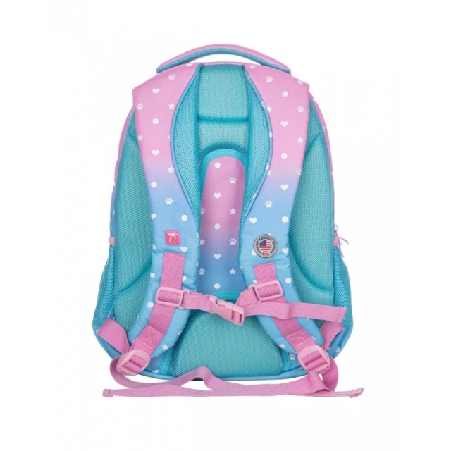 Backpack Head AB420 Pastel Love ασημί εφέ