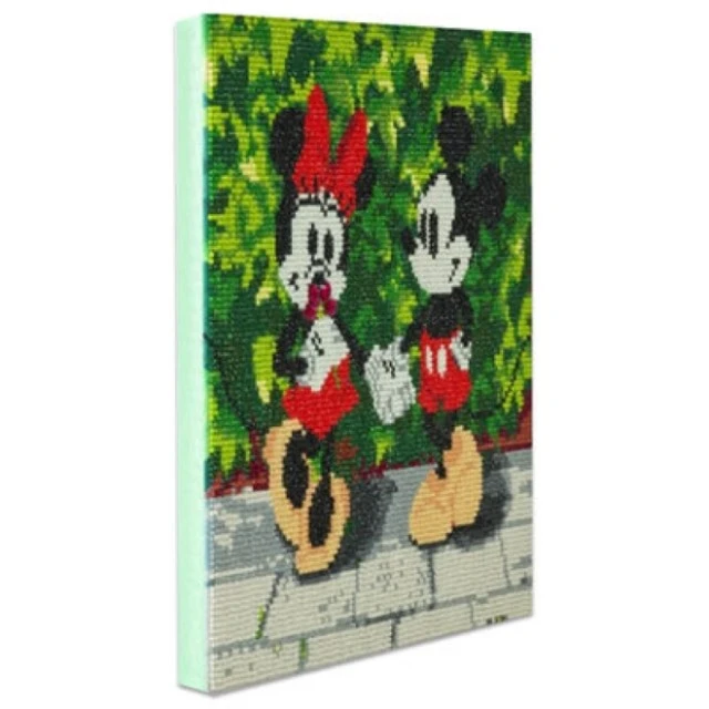Σετ διαμαντένιας τέχνης Minnie και Mickey, 30 x 30 εκ, 6 τεμ.