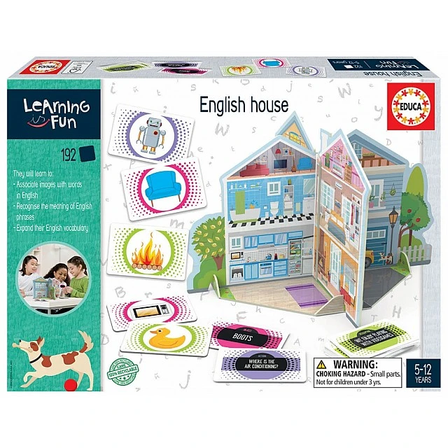 Εκπαιδευτικό παιχνίδι, Educa, English House, 192 μέρη