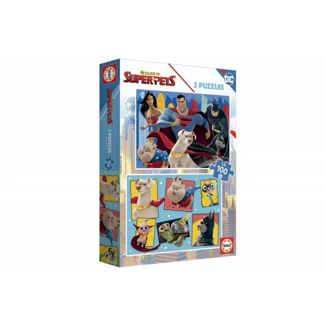 Παζλ Educa DC League of Super-Pets 2 x 100 κομμάτια
