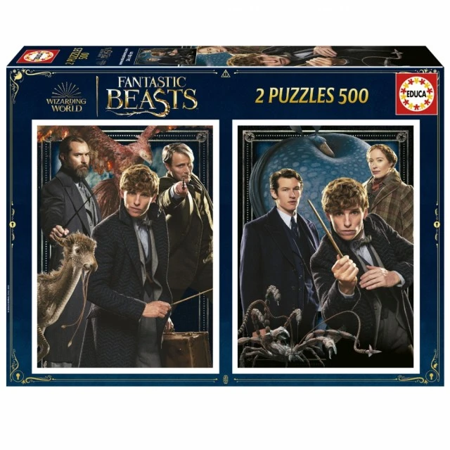 Παζλ, Educa, Fantastic Beasts, 2 x 500 τεμάχια
