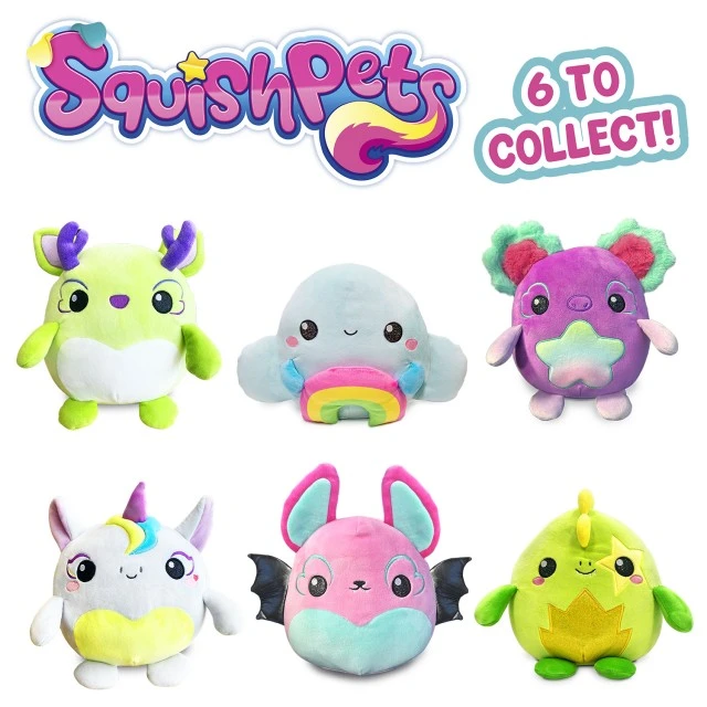 Squishpets λούτρινο παιχνίδι Craze 19 cm, έξι διαφορετικά σχέδια