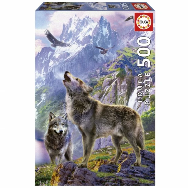 Παζλ, Educa, Wolves of the Rocks, 500 κομμάτια