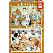 Παζλ Δασικά παραμύθια 2 σε 1 2 x 48 κομμάτια
