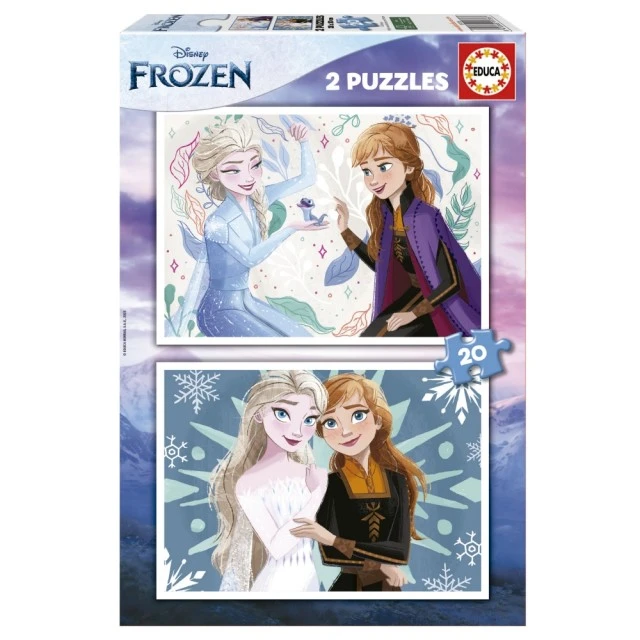 Παζλ Frozen 2in1, 2 x 20 τεμάχια