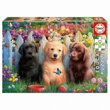 Puzzle Puppies Posing, 100 τεμάχια