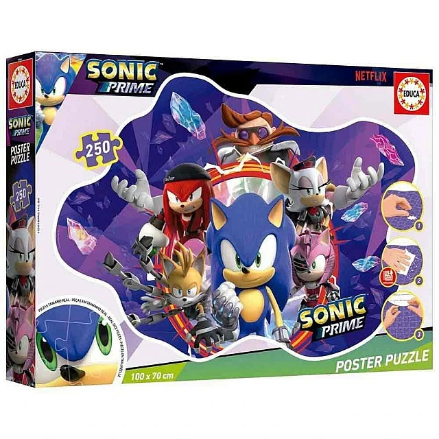 Παζλ Sonic Prime, αφίσα, 250 κομμάτια