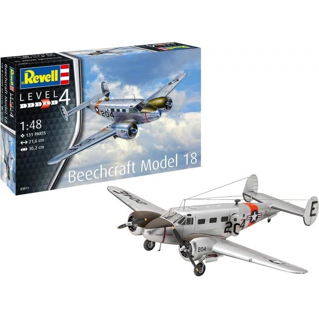 Συναρμολογούμενο μοντέλο Beechcraft Model 18, 131 κομμάτια