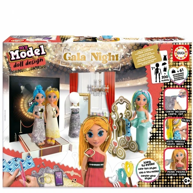 Δημιουργικό κιτ, Educa, My Model Puppet Design, Εορταστική Βραδιά