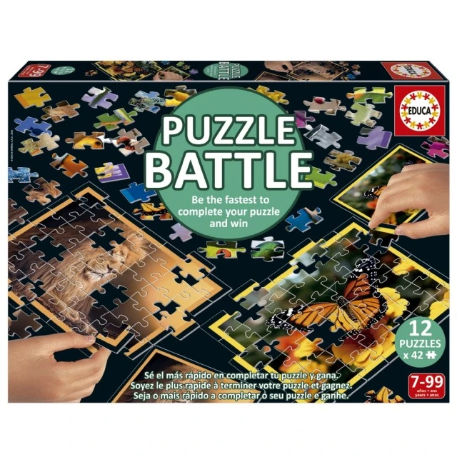 Παζλ Battle set Educa 12 x 42 κομμάτια Φύση