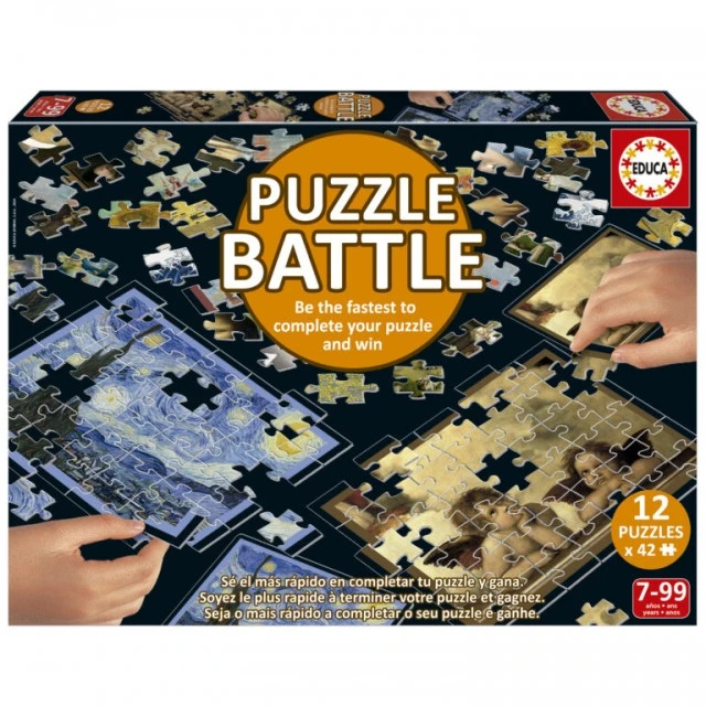 Παζλ Battle set Educa 12 x 42 κομμάτια Τέχνη