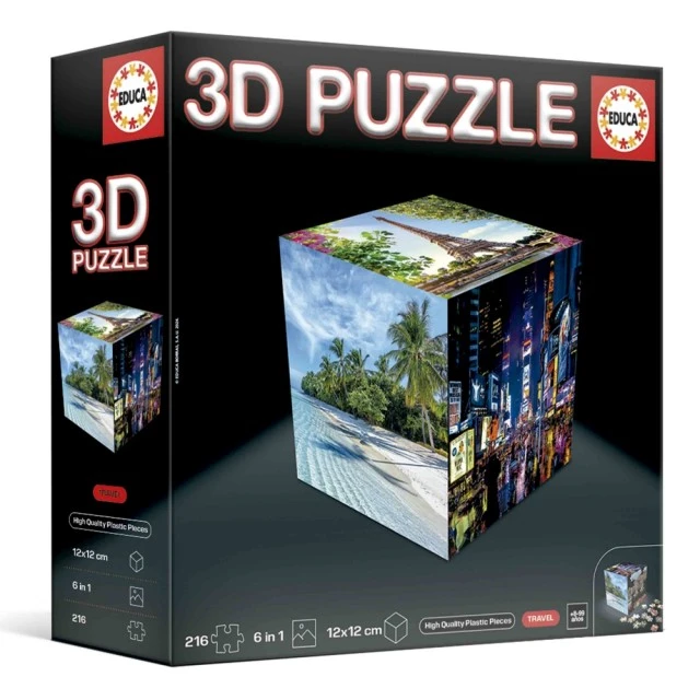 Παζλ 3D Educa Ταξίδι