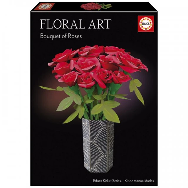Παζλ 3D, Floral Art, Educa, Roses