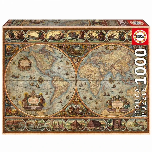 Puzzle, Educa, The World, 1000 κομμάτια
