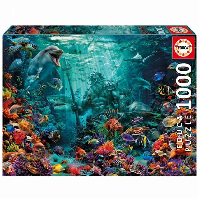 Παζλ, Educa, Κοραλλιογενής Ύφαλος Poseidon's, 1000 τεμάχια