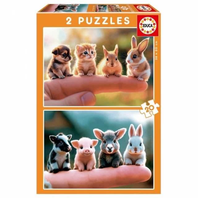 Παζλ, Educa, Baby Animals 2 x 20