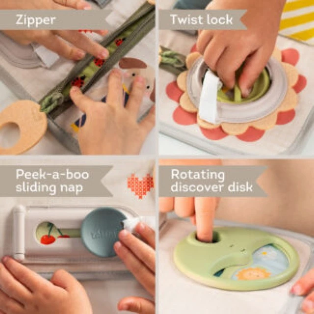 Διαδραστικό εκπαιδευτικό παιχνίδι, Taf Toys, Πίνακας δραστηριοτήτων