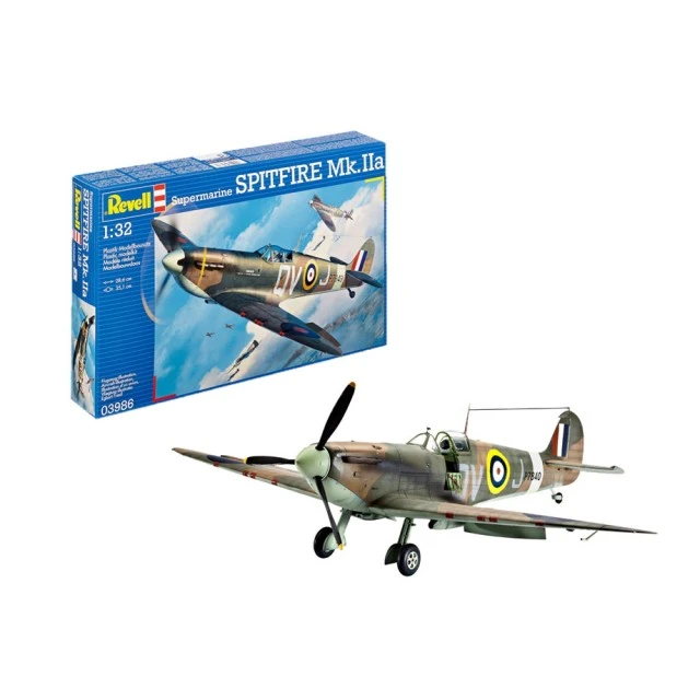 Συναρμολογημένο μοντέλο Airplane Supermarine Spitfire Mk.IIa, 131 μέρη