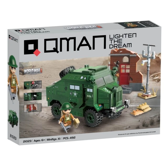 Κατασκευαστής, Qman, Dunkirk Beach Evacuation Shelter, Morris C8 QUAD, 492 μέρη