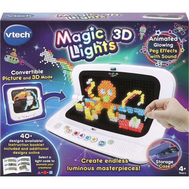 Διαδραστικό παιχνίδι, Vtech, Magic Lights 3D, 6,3 x 25,75 x 19,3 cm