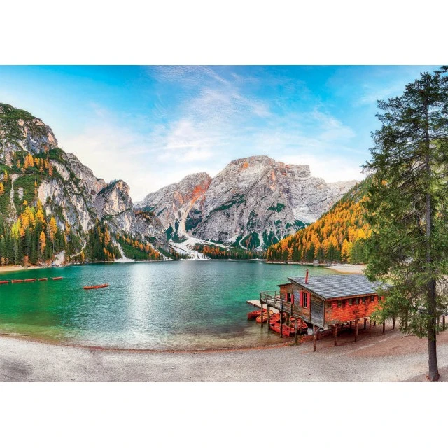 Παζλ Educa Λίμνη Braies το φθινόπωρο 3000 κομμάτια