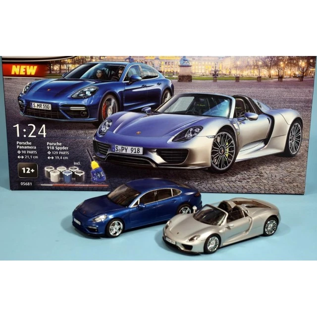 Σετ δώρου αυτοκινήτου Porsche. Porsche Panamera και Porsche 918 Spyder