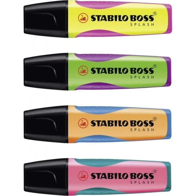Σετ μαρκαδόρων κειμένου, Stabilo, Boss Splash ST75/4, 4 χρώματα