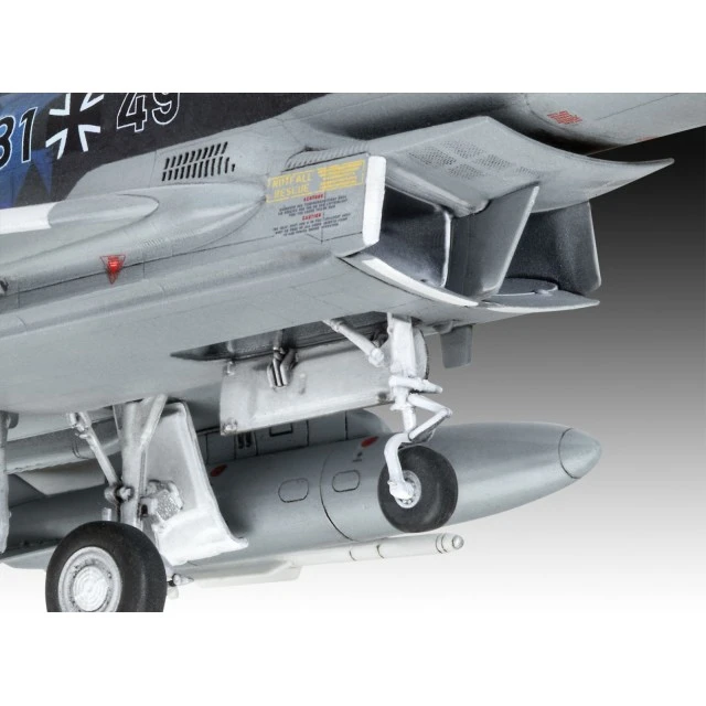 Συναρμολογημένο μοντέλο γερμανικού Eurofighter, Luftwaffe 2020 Quadriga, 85 εξαρτήματα