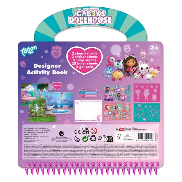 Gabbys Dollhouse Creative Kit, Βιβλίο ζωγραφικής