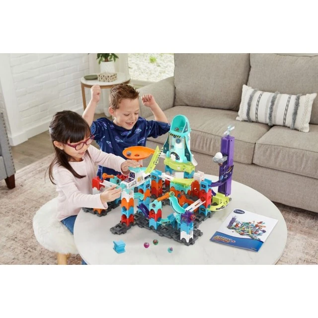 Marble Rush Game Set, Magnetic Magic Track, 120 Pieces