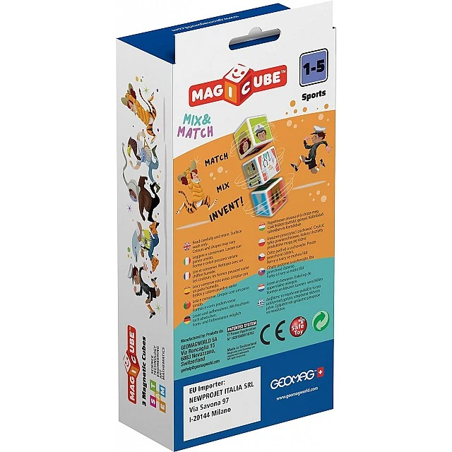 Μαγνητικός κατασκευαστής Magicube, Sport 111, 3 μέρη