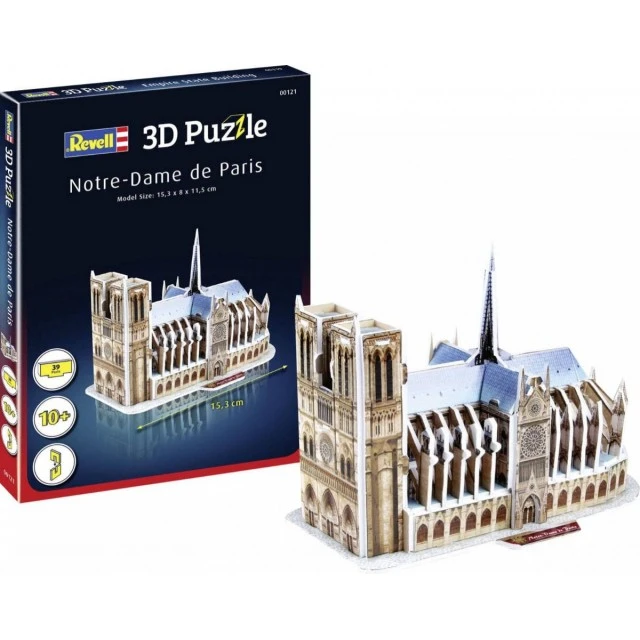 Παζλ Notre Dame Cathedral Paris 3D, 39 τεμάχια