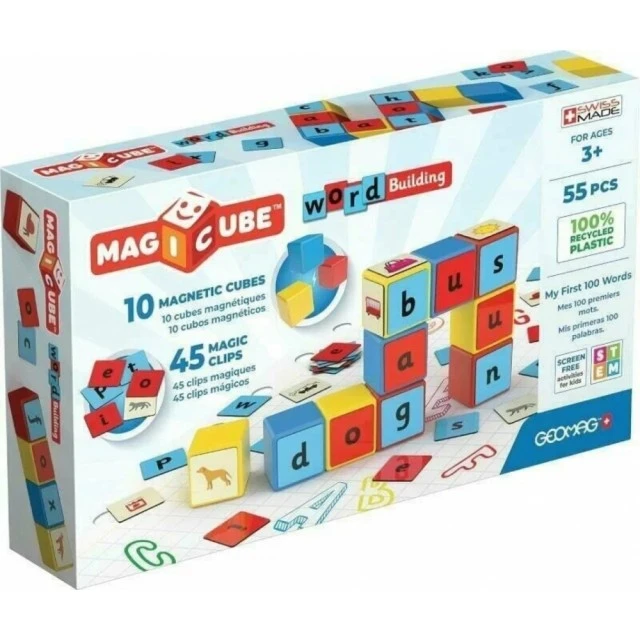 Μαγνητικός κατασκευαστής Magicube, Δημιουργία λέξεων 258, 55 κομμάτια