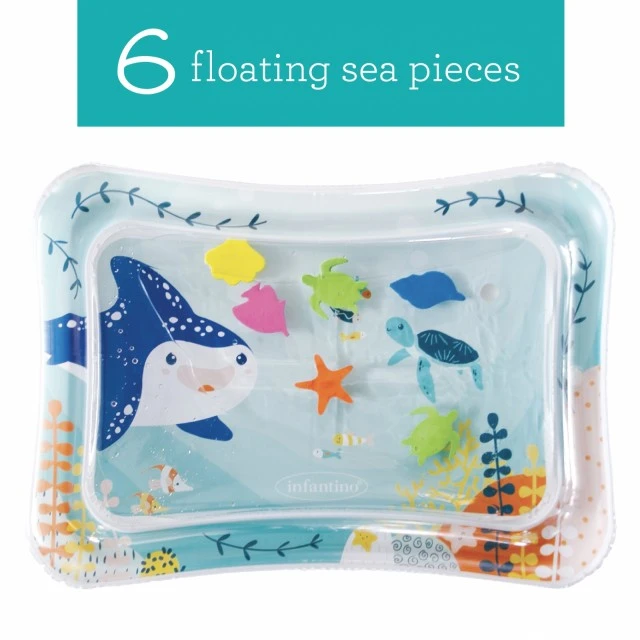 Μεγάλο χαλάκι παιχνιδιού νερού, Infantino, Ocean, 64,5 x 46 εκ.