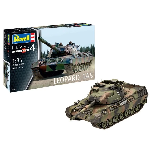 Μοντέλο συναρμολόγησης δεξαμενή Leopard 1A5, 260 εξαρτήματα