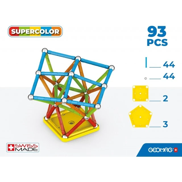 Μαγνητικός κατασκευαστής Supercolor 385, 93 μέρη