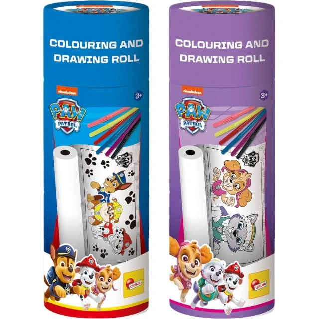 Σετ δημιουργικής δημιουργίας, Lisciani, Paw Patrol, Ρολό χρωματισμού και σχεδίασης