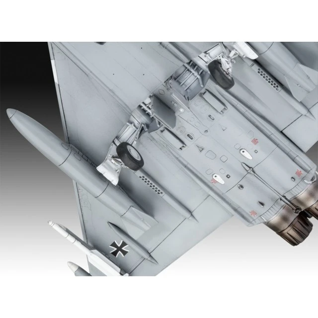 Συναρμολογημένο μοντέλο γερμανικού Eurofighter, Luftwaffe 2020 Quadriga, 85 εξαρτήματα