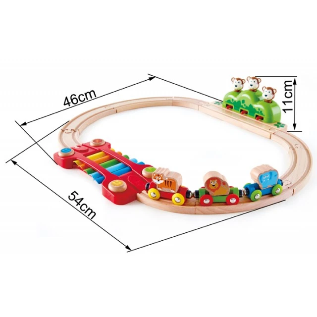 Ξύλινο παιχνίδι Musical Railway