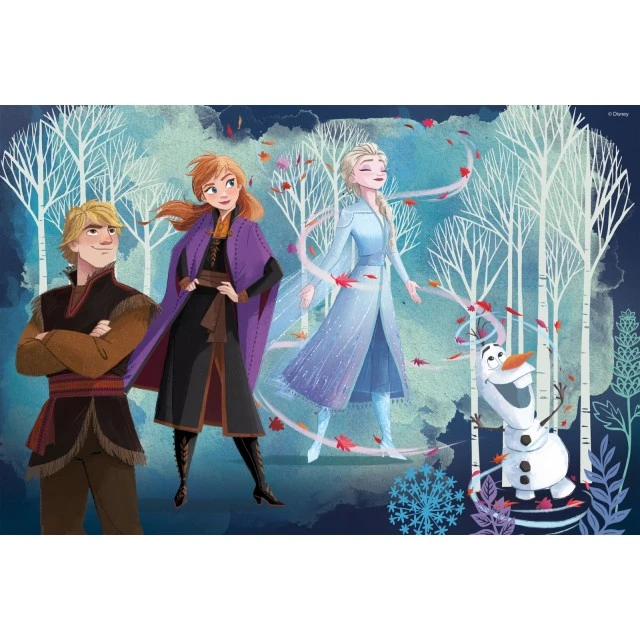 Παζλ, Lisciani, Frozen, Παζλ διπλής όψης 2 x 60 τεμαχίων
